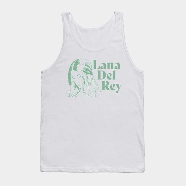 Lana Del Rey Sadness Tank Top by Swoody Shop